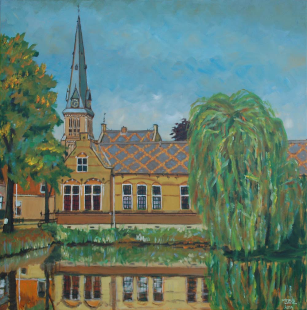 School met Katholieke kerk