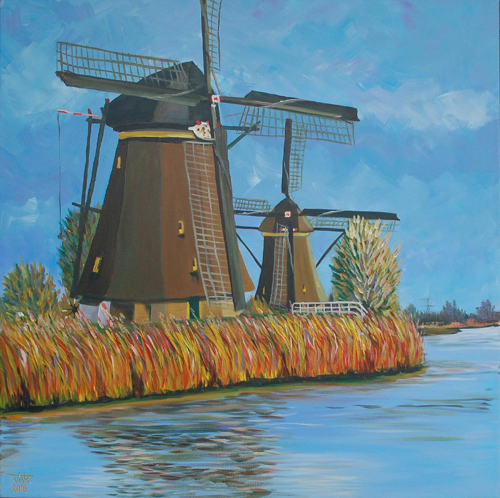 Molens aan de Kinderdijk